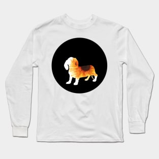 Dachshund - Sunflower Silhouette Long Sleeve T-Shirt